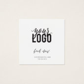 Geschenkgutschrift und Visitenkarte (Vorderseite)