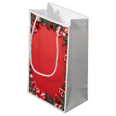 Geschenkhülle "Zuckerrohr" Kleine Geschenktüte (Rückseite Schrägansicht)