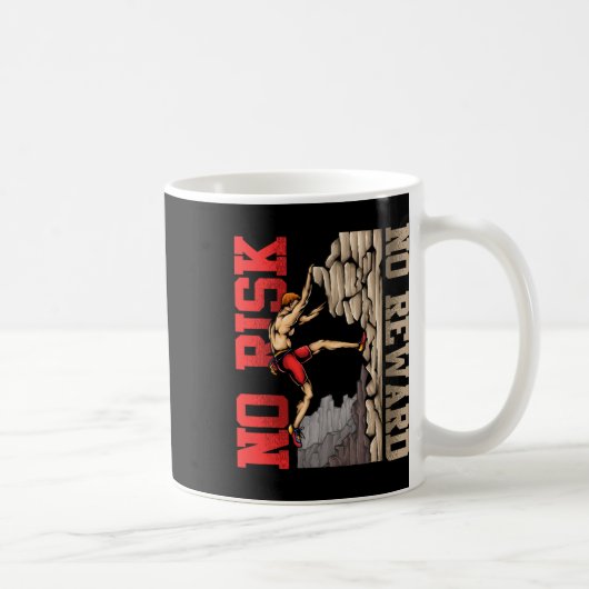 Geschenkidee Boulderer Klettern Kaffeetasse (Rechts)