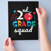 Geschenkidee der zweiten Klasse Flyer (Hand)