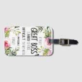 Geschenkidee für Boss Wertschätzung danke Ihnen Zi Gepäckanhänger (Vorderseite (Horizontal))