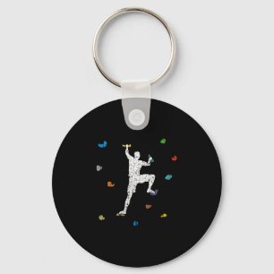 Geschenkidee für Boulderwand-Kletterer Schlüsselanhänger