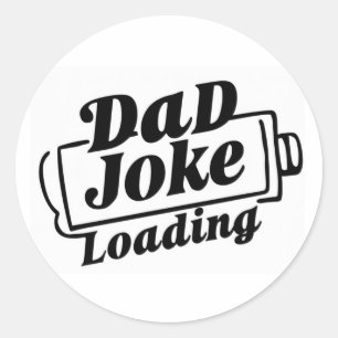 Geschenkidee für den Vater Runder Aufkleber