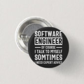 Geschenkidee für die lustige Programmierung von So Button (Vorne & Hinten)