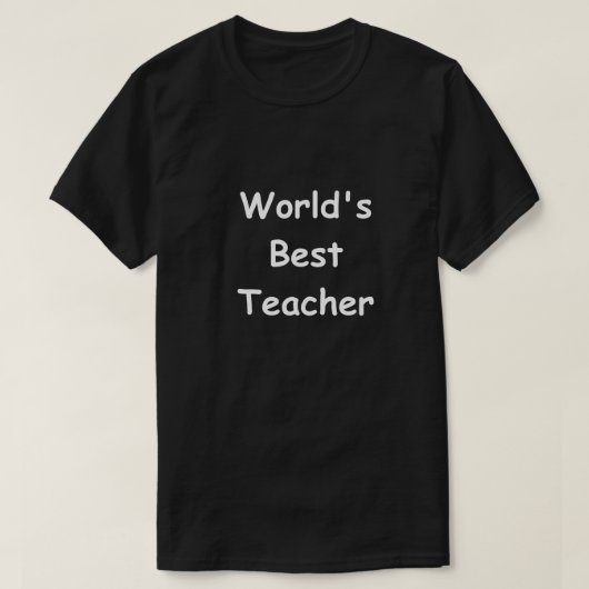 Geschenkidee für die weltbesten Teacher-Design-Leh T-Shirt (Design vorne)