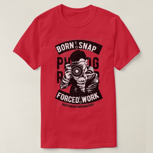 Geschenkidee für Fotografen T-Shirt (Design vorne)