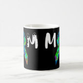Geschenkidee für Frauen - Autismus Mama Shirt. Pha Kaffeetasse (Mittel)
