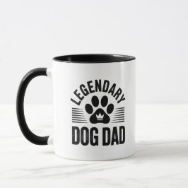 Geschenkidee für Hundepapa - Legendäres Hundepapa- Tasse