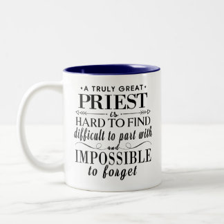 Geschenkidee für katholische Priester Herzliche We Zweifarbige Tasse