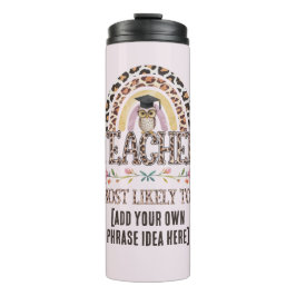 Geschenkidee für Lehrer: Erstellen Sie ein für CUS Thermosbecher