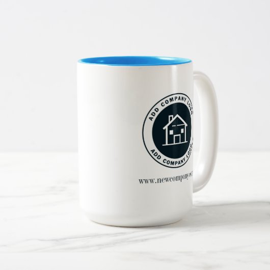 Geschenkidee für moderne Kunden Zweifarbige Tasse (VorderseiteRechts)