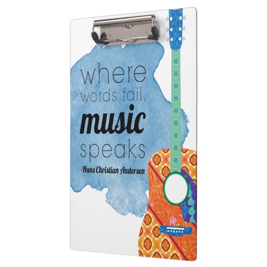 Geschenkidee für Musiklehrer, Geschenkidee für Git Klemmbrett (Links)