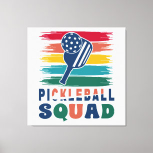 Geschenkidee für Pickleball-Spieler Leinwanddruck