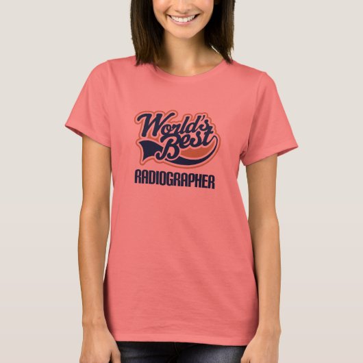 Geschenkidee für Radiographen (Welten am besten) T-Shirt (Vorderseite)
