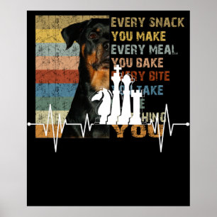 Geschenkidee für Schachspieler Schachfiguren Herzs Poster