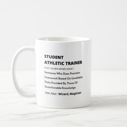 Geschenkidee für Sporttrainer Kaffeetasse (Links)