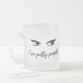 Geschenkidee für Staatsanwälte Mattglastasse (Links)