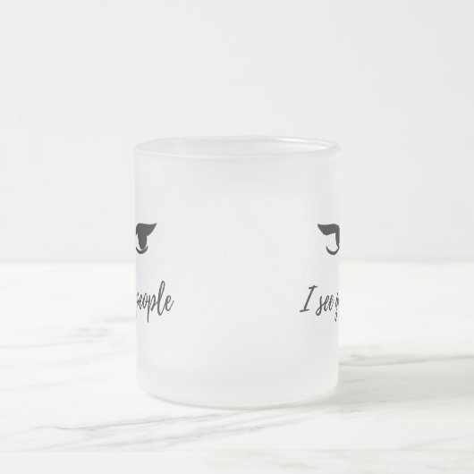 Geschenkidee für Staatsanwälte Mattglastasse (Mittel)