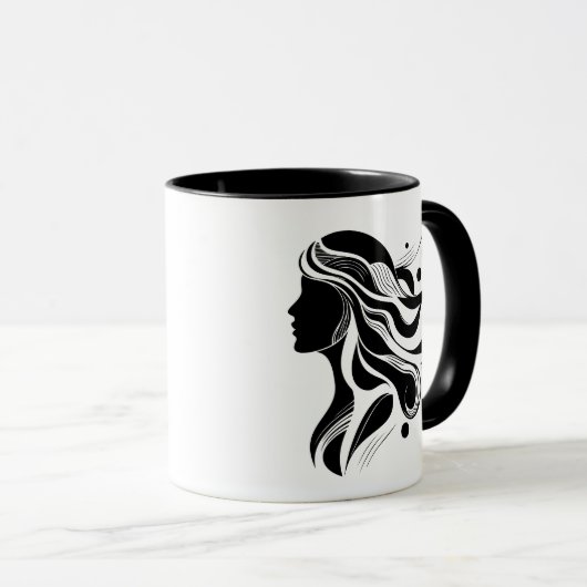 Geschenkidee für Werbezwecke mit einfacher Tasse (VorderseiteRechts)