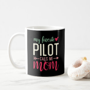 Geschenkidee Mama Pilotprogramm Mein Favorit Pilot Kaffeetasse