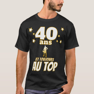 Geschenkidee Mann 40 Jahre Sporty Basketball Baske T-Shirt