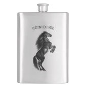 Geschenkidee mit eigenem Text Flachmann (Vorderseite)