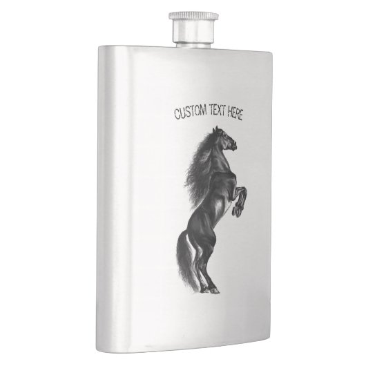 Geschenkidee mit eigenem Text Flachmann (Rechts)