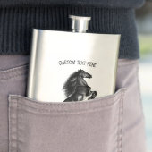 Geschenkidee mit eigenem Text Flachmann (Beispiel)