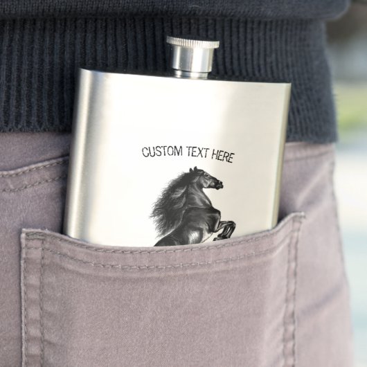 Geschenkidee mit eigenem Text Flachmann (Beispiel)