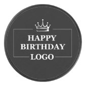 Geschenkidee, Personalisierte Geburtstagsvorlage Eishockey Puck (Vorderseite)