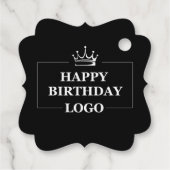 Geschenkidee, Personalisierte Geburtstagsvorlage Geschenkanhänger (Rückseite)