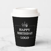 Geschenkidee, Personalisierte Geburtstagsvorlage Pappbecher (Vorderseite)