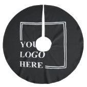 Geschenkidee, Personalisierte Vorlage zum Geburtst Polyester Weihnachtsbaumdecke (Vorderseite)