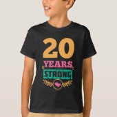 Geschenkidee zum 20-jährigen Jubiläum 20 Jahre Sta T-Shirt (Vorderseite)