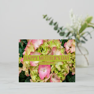 Geschenkidee zum Muttertag Florale Postkarte