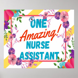 Geschenkidee zur Wertschätzung von Krankenpflegehe Poster