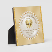 Geschenkideen, 50. Hochzeitstag für Freunde, Fotoplatte (Vorderseite)