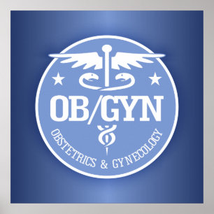 Geschenkideen des Caduceus OBGYN Poster
