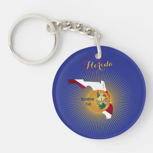 Geschenkideen Florida Schlüsselanhänger (Vorderseite)