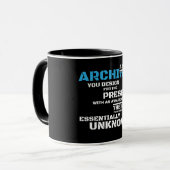 Geschenkideen für Architekten-lustige Tasse (Vorderseite Links)