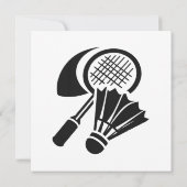 Geschenkideen für Badminton Einladung (Rückseite)