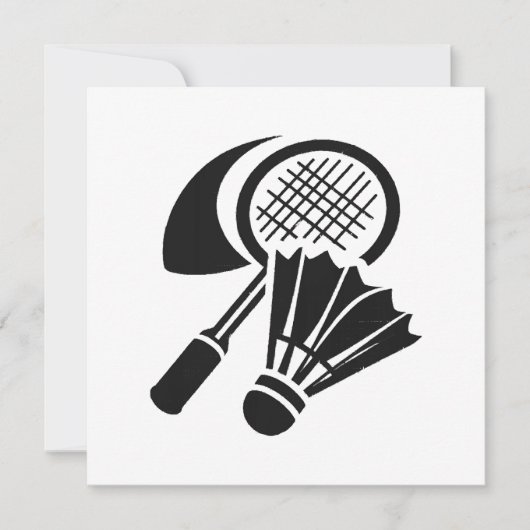 Geschenkideen für Badminton Einladung (Vorderseite)