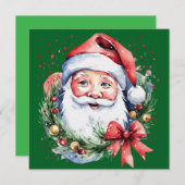 Geschenkideen für den Weihnachtsmann Einladung (Vorne/Hinten)