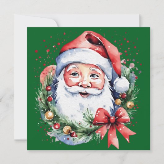 Geschenkideen für den Weihnachtsmann Einladung (Vorderseite)