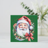 Geschenkideen für den Weihnachtsmann Einladung (Stehend Vorderseite)