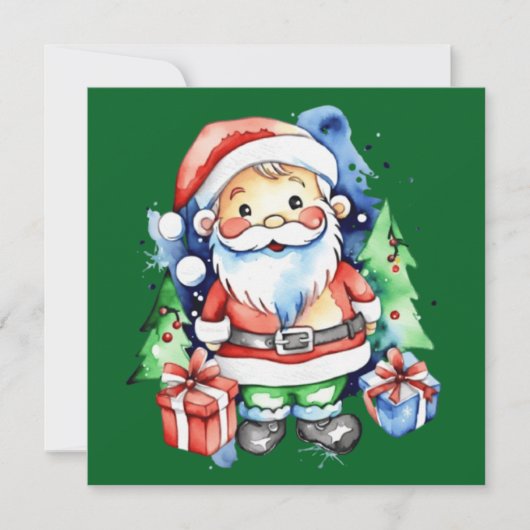 Geschenkideen für den Weihnachtsmann Einladung (Vorderseite)