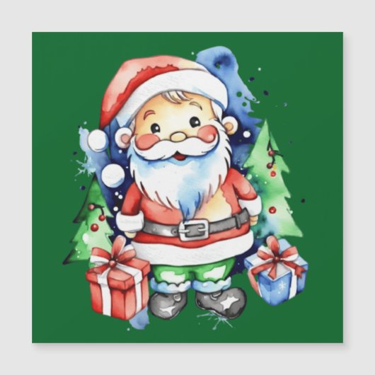 Geschenkideen für den Weihnachtsmann Magneteinladung (Vorderseite)