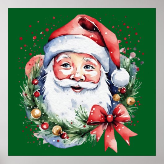 Geschenkideen für den Weihnachtsmann Poster (Vorne)