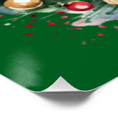 Geschenkideen für den Weihnachtsmann Poster (Ecke)