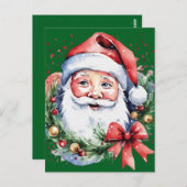 Geschenkideen für den Weihnachtsmann Postkarte (Vorne/Hinten)